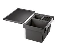 Blanco système de déchets 521473 3 Behälter , avec système de Behälter , 1x 30 l, 2x 8 l, couvercle de godet 8 l