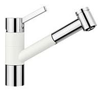 Blanco Tivo -s Mélangeur de cuisine 517613 extensible, SILGRANIT-Look silgranitweiß / chromé