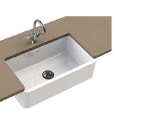 Blanco évier en céramique 79.5x46 cm blanc 525163