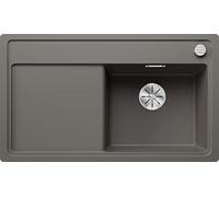BLANCO ZENAR 45 S-F 527363, Silgranit Gris volcanique, bac droit, avec commande de vidange, sans accessoires