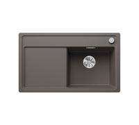 Blanco Évier de cuisine Zenar 45 S-F – Silgranit Gris volcanique, bac droit, commande de vidange