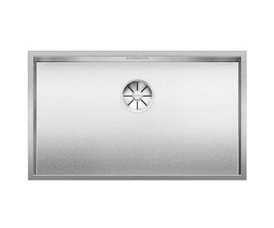 BLANCO ZEROX 700-U Durinox, Lavabo à encastrer, Rectangulaire, Acier inoxydable, Acier inoxydable, 1 bac, Rectangulaire