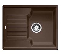BLANCO ZIA 40 S - Évier Rectangulaire de Cuisine en Granit pour Meubles Bas de 40 cm de Large - SILGRANIT - Marron - 516927