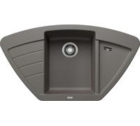 Blanco Zia 9 - Évier en silgranit, 93x51 mm, avec commande excentrique, gris volcan 527394