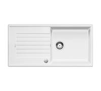 Blanco Évier Zia XL 6 S en granit 100×50 cm, commande excentrique – Blanc