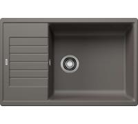 Blanco Zia XL 6 - Évier en silgranit, 78x50 mm, avec commande excentrique, gris volcan 527396