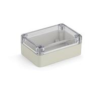 Blanko Boîtier modulaire universel en plastique ABS avec couvercle transparent, boîtier multi-usages avec points de montage pour circuits imprimés e protection IP 65, L x l x H 83 x 58 x 33