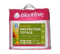 Blanrêve - Couette Protection Totale Chaude - Anti Acariens et Anti Bactériens - pour lit de 1 Personne - Fabriquée en France - 140x200 cm