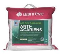 Lot de 2 Oreillers - BLANREVE - Triple Protection - 60 x 60 cm - Blanc