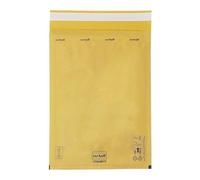 Blasetti 709 CD Enveloppes postales matelassées Format 20x22 cm (16x18 cm) avec fermeture autocollante en paquet de 10 pièces Jaune