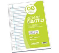 Blasetti 7432 bloc-notes A4 40 feuilles Vert, Bleu clair, Blanc
