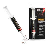Blattes Buster Gel Anti-Cafards 10g Professionnel - Insecticide Appât Puissant à Action Rapide - Élimine Cafards et Blattes - Protection Longue Durée pour Intérieur