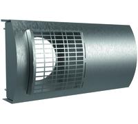 Blauberg Capuchon extérieur combiné pour installations de la série KOMFORT - chrome - 125 mm - 8101540