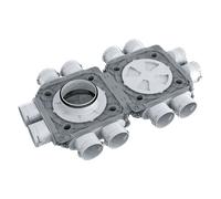 BlauFast Coffrets de distribution en plastique 90 mm - Blauberg Ventilateurs