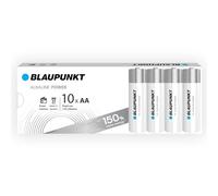 BLAUPUNKT AA Piles alcalines, Paquet de 10, idéales pour Les horloges murales et Les télécommandes, LR6BPO/10CB