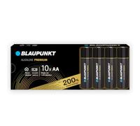 BLAUPUNKT AA Piles alcalines Premium, Paquet de 10, idéales pour Les contrôleurs de Jeux et Les Jouets, LR6BPR/10CB