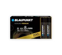 BLAUPUNKT AAA Piles alcalines Premium, Paquet de 8, idéales pour Les contrôleurs de Jeux et Les Jouets, LR03BPR/8CB
