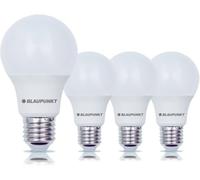 Blaupunkt Ampoule LED E27 - Classique A60 - Éclairages pour Pièces - 6W - Remplacement de 60W - Dépolie - Blanc Chaud 2700K - 570 lumens - Lampe Économe en Énergie et en Coûts - Lot de 4