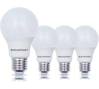 Blaupunkt Ampoule LED E27 - Classique A60 - Éclairages pour Pièces - 6W - Remplacement de 60W - Dépolie - Blanc Naturel 4000K - 600 lumens - Lampe Économe en Énergie et en Coûts - Lot de 4
