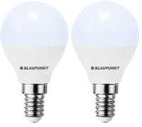 BLAUPUNKT Ampoule LED G45 Boule, culot à vis E14, 6W, remplace ampoule 50W, Blanc froid 6000K, lumière froide, Intensité non variable, 595 lumens, intérieur extérieur, 1 pièce (lot de 1)