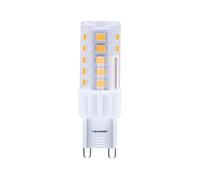 Blaupunkt Ampoule LED G9 - 4W, 500 Lumens, Blanc Chaud 3000K, remplace halogène 40W, large angle de faisceau 270°, non dimmable, éclairage éco-énergétique pour usage intérieur et extérieur - Lot de 1