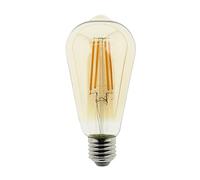 Blaupunkt Ampoule LED Vintage Filament ST64 E27 - Éclairages pour Pièces - 8W - Remplacement de 50W - Blanc Chaud 2300K - 806 lumens - Décorative - Retro - Lot de 1