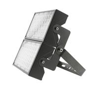 BLAUPUNKT Cadre de montage double pour projecteur PRIME 2x50W IP65 Étanche Résistant aux intempéries pour extérieur et intérieur - Garage Sécurité Jardin Mur Maison Travaux Allée - NOIR
