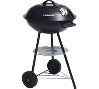 BLAUPUNKT GC-301 Gril rond avec couvercle, mobile, acier chromé, Ø41cm