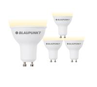 Blaupunkt Ampoule LED GU10 - Spot - Éclairages pour Pièces - 5W - Remplacement de 50W - Blanc Chaud 2700K - 450 lumens - Lampe Économe en Énergie et en Coûts - Lot de 4