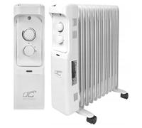 Blaupunkt HOR401 Radiateur à huile 18 m² 2000 W blanc, noir (HOR401)