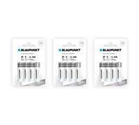 BLAUPUNKT Lot de 3 piles AA alcalines, paquet de 4