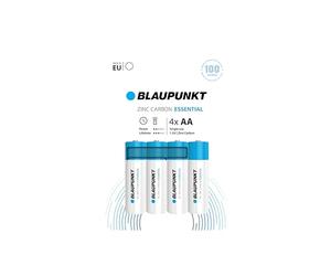 Blaupunkt Zinc Carbon Essential Lot de 4 Piles AA sous Blister