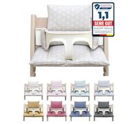 Blausberg Baby - Coussin Set enduit et essuyable compatible avec Tripp Trapp de Stokke, matériaux certifiés OEKO-TEX Standard 100- Happy Star Beige