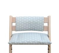 Blausberg Baby - coussins set Junior * 31 couleurs * pour chaise haute Stokke Tripp Trapp (sans fente au coussin d'assise) - réducteur de siège - Happy Star Vert ENDUIT