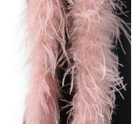 Blausky Boa à plumes, bouquet de plumes moelleux, longueur : environ 2 m, guirlande de plumes, écharpe unie en plumes d'autruche, accessoire de costume pour Charleston années 20, rose foncé