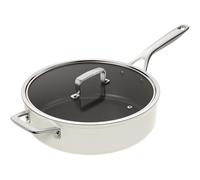 BLAZANT Poêle Induction 28 cm, Sauteuse Haute Avec Couvercle, 5,2 L | Idéale cuisine familiale, Bords hauts anti-éclaboussures, antiadhésif ILAG sans PFOA, Tous feux, four et lave-vaisselle