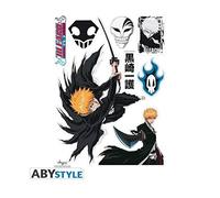 Bleach - 1/2 Planche de stickers muraux Ichigo