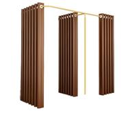 BLEKWETAAT Cabines d'essayage Cabine d'essayage Double Magasin de vêtements Boutiques Vestiaires