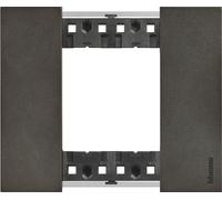 Blende 2 Metallmodul BTicino Living Now KA4802N_ Kupfer