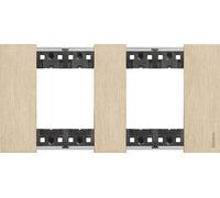Blende 2 x 2 Metallmodul BTicino Living Now KA4802M2N_ Gold