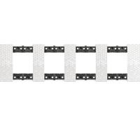 Blende 2 x 4 Module IMD BTicino Living Now KA4802M4M_ Pixel