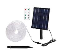 blendend Bande lumineuse LED solaire 2 + 3 m RGB 30 W, éclairage efficace et décoratif, idéale pour l'extérieur et les événements nocturnes.