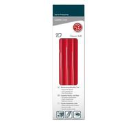 blendend Boîte de 10 crayons de charpentier ovales, mine résistante, idéale pour marquer sur bois et réaliser des traits précis dans les travaux de menuiserie.