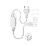 Blendend Ruban LED 10 mm avec circuit intégré et bloc d'alimentation, idéal pour l'éclairage décoratif et les projets de bricolage.