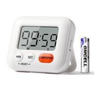Blendura Minuteur Cuisine Minuteur Enfant, Time Timer avec Interrupteur d'alimentation, Adaptée à Diverses Occasions Telles Que Cuisine, Pâtisserie, Sport, Examens, Jeux, etc, Livré avec Une Pile AAA