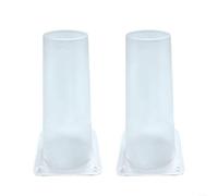 BlesConi Boudin transparent réutilisable pour chauve-souris, cône de sortie unidirectionnelle pour retrait humain de la faune sauvage des greniers, barrière en plastique UV (2 pièces)