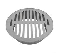 BlesConi Couvercle de vidange de sol rond, filtre à grille amovible pour toit de balcon, système de drainage extérieur, raccord de tuyau (Ø 150 mm)