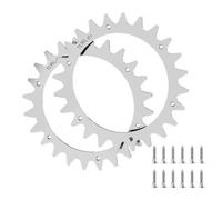 BlesConi Crampons de roue en acier inoxydable pour tondeuses Worx pour Landroid S/M - Crampons de traction antidérapants avec vis de montage pour tous les terrains