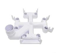 BlesConi DEX2400C Collecteur de filtre pour Hayward pour filtres Pro-Grid et Clear DE, collecteur supérieur de rechange avec joints toriques pour une filtration efficace de la piscine (blanc)