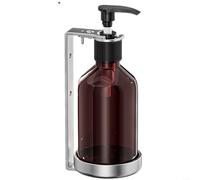 BlesConi Distributeur de savon mural pour restaurant, école, hôpital en acier inoxydable 304 avec verrou anti-vandalisme, distributeur de lotion à pompe manuelle (C)